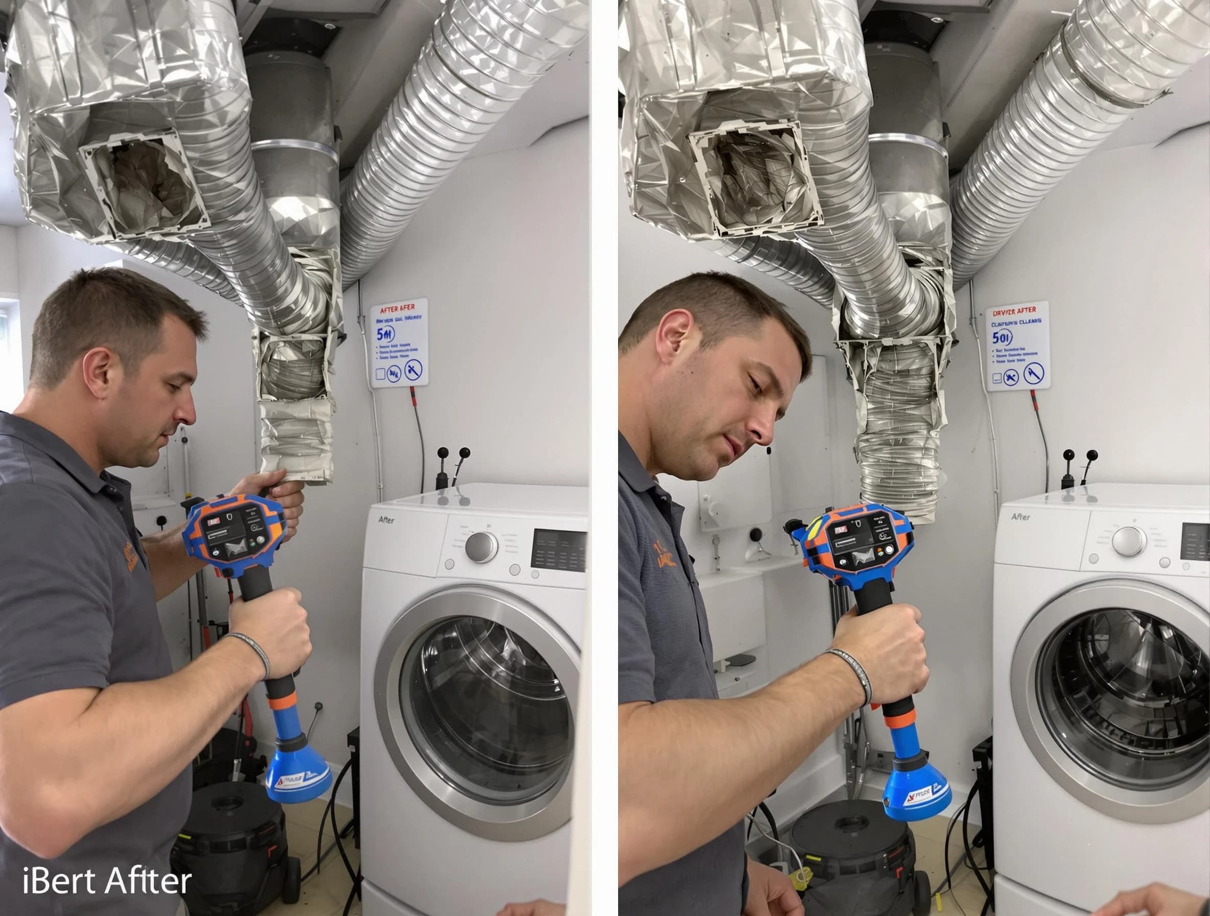 Professional clogged vent cleaning by Greenbrier Dryer Vent Cleaning in Greenbrier