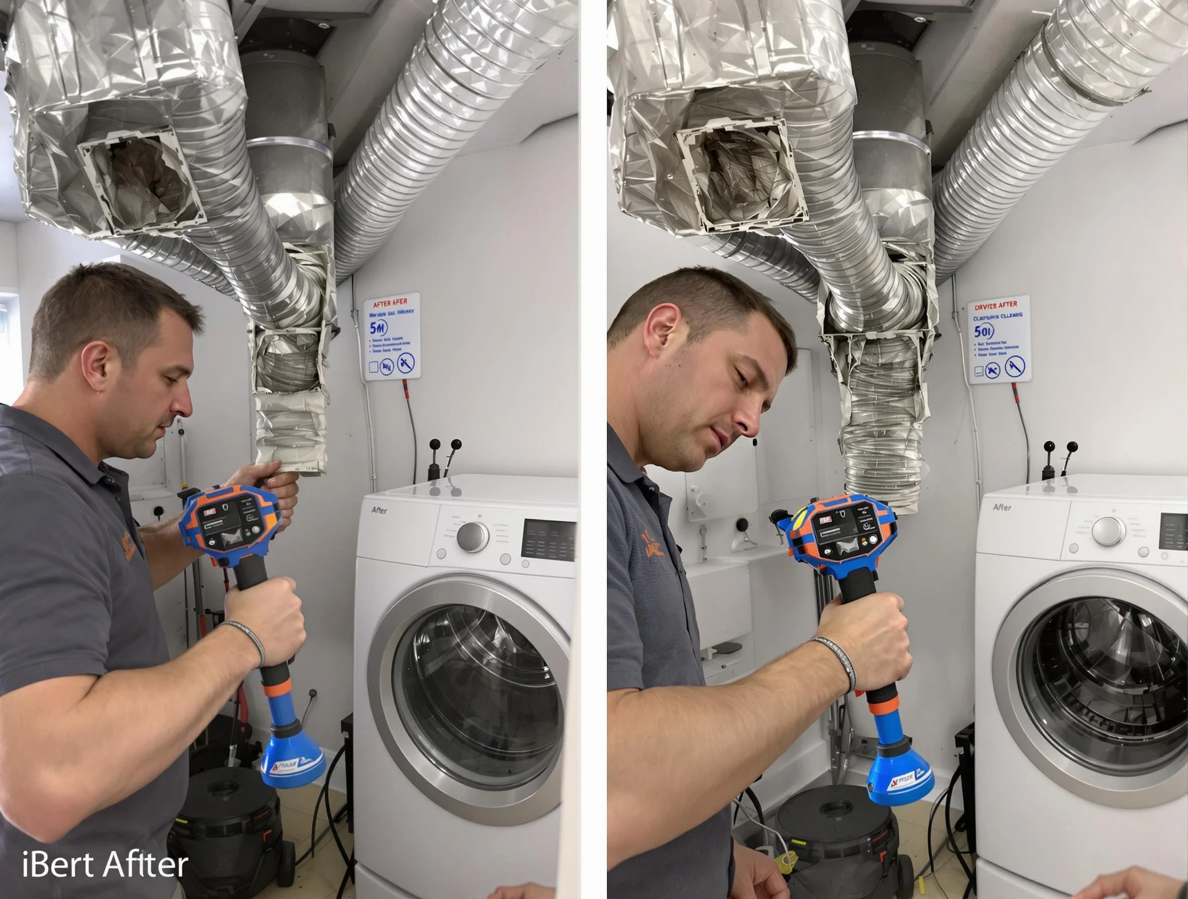 Professional clogged vent cleaning by Greenbrier Dryer Vent Cleaning in Greenbrier