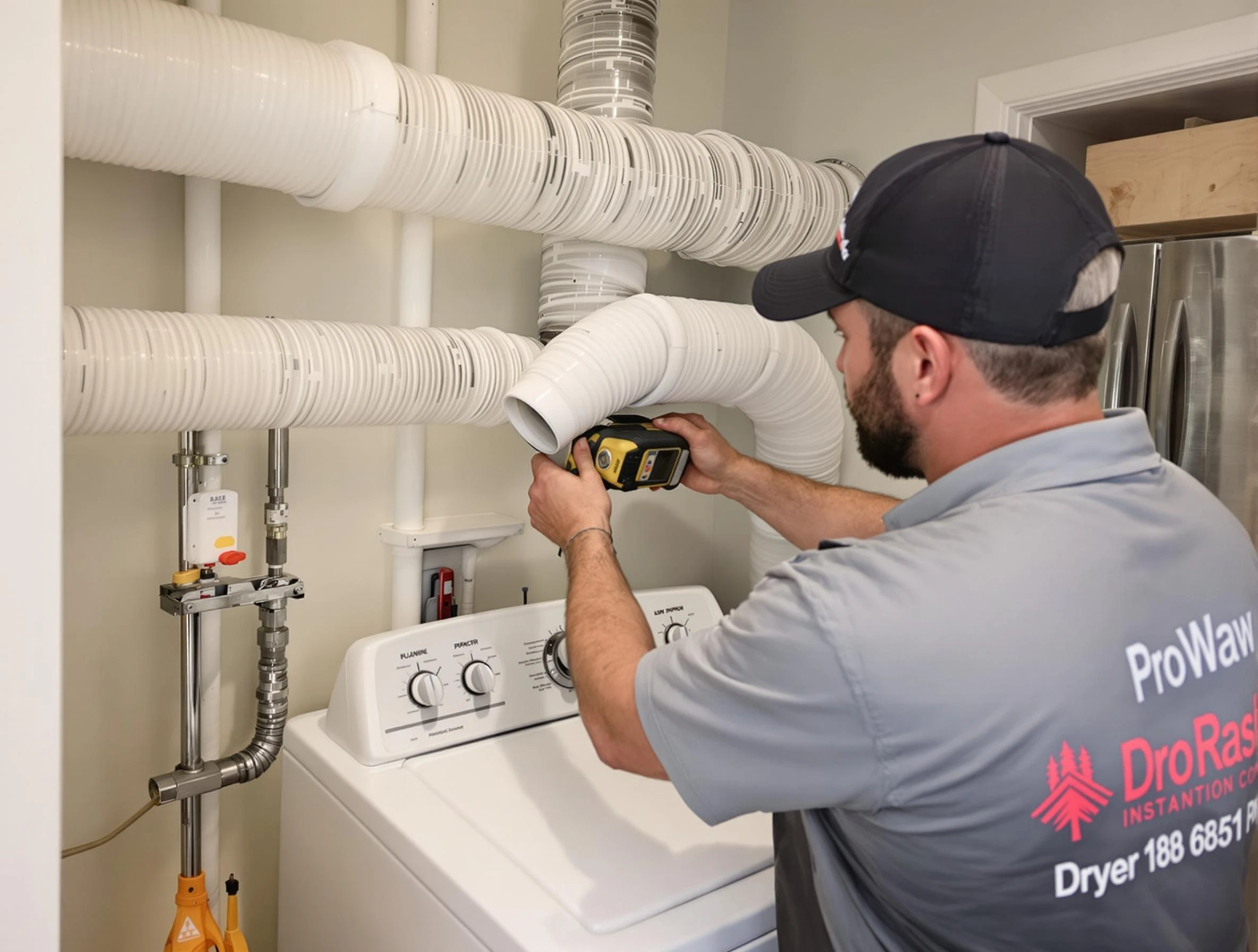 Professional dryer vent hose installation by Greenbrier Dryer Vent Cleaning in Greenbrier