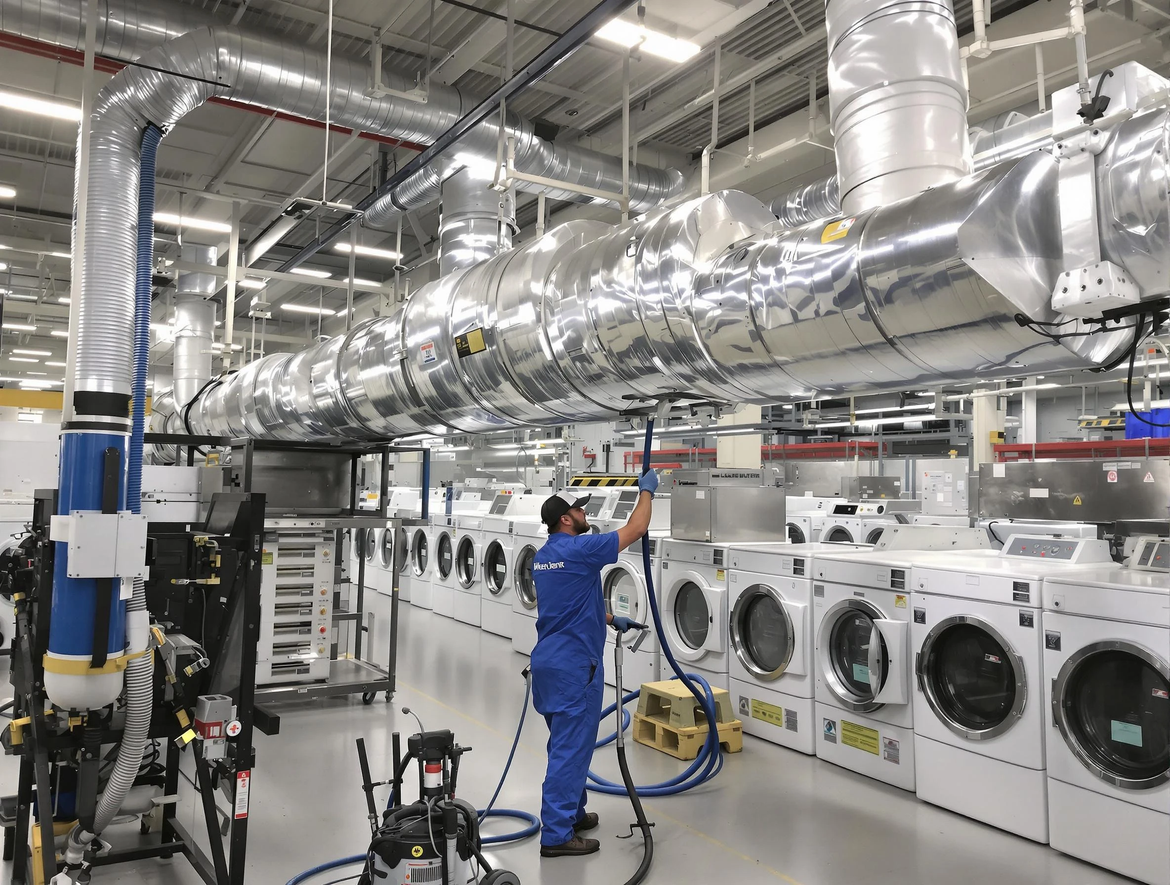 Greenbrier Dryer Vent Cleaning team performing heavy-duty industrial dryer vent cleaning in Greenbrier